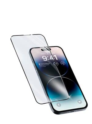 CellularLine Cellularline Impact Glass Capsule für Apple iPhone 14 Plus/ 14 Pro Max (60143) Schutzglas