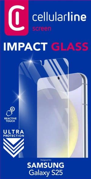 CellularLine Impact Glass Capsule Samsung S25 (61000)