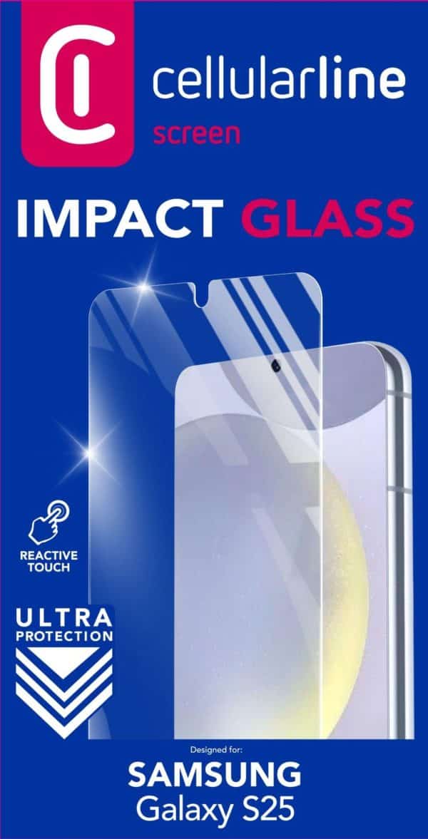 CellularLine Impact Glass Capsule Samsung S25 (61000)