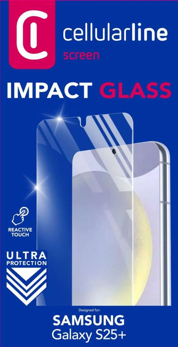 CellularLine Impact Glass Capsule Samsung S25+ (61014)
