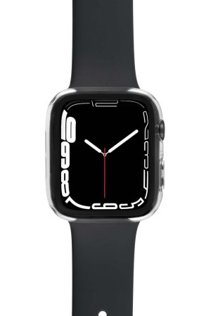 Gecko Covers Full Body Case + Displayschutzfolie - Apple Watch Serie 7/8 - Transparent (63957)