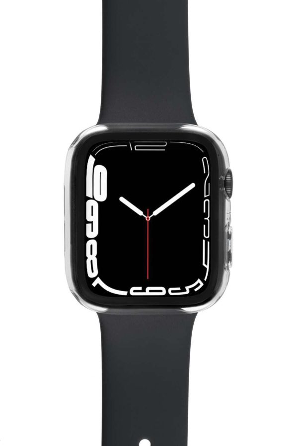 Gecko Covers Full Body Case + Displayschutzfolie - Apple Watch Serie 7/8 - Transparent (63957)