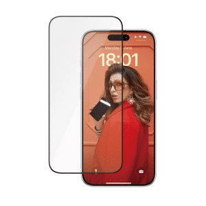 PanzerGlass Ceramic Protection for iPhone 15 Pro | Ultra-Wide Fit w. EasyAligner