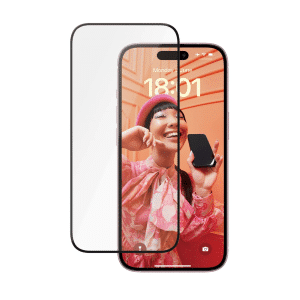 PanzerGlass Ceramic Protection for iPhone 15 | Ultra-Wide Fit m. EasyAligner