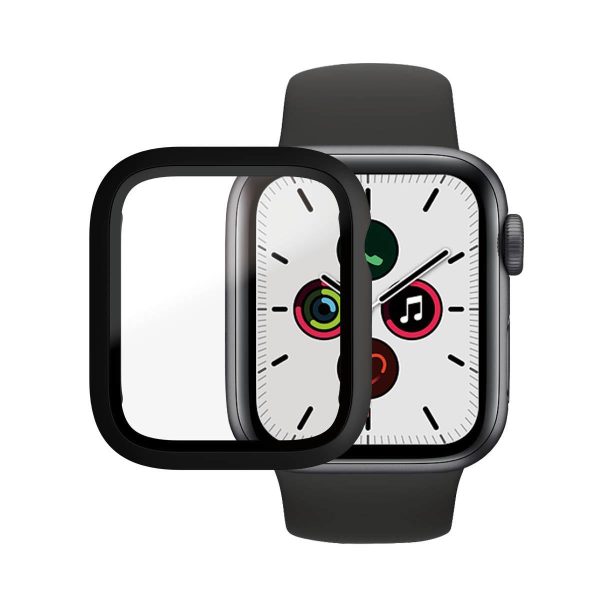 PanzerGlass Displayschutz Full Body Apple Watch Series 4 | 5 | 6 | SE 40mm | Schwarz (3640)