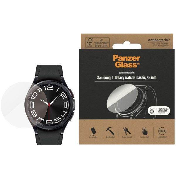 PanzerGlass Displayschutz für Samsung Galaxy Watch6 Classic