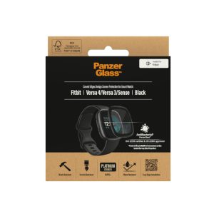 PanzerGlass Fitbit Versa 4 | Versa 3 | Sense | Displayschutzglas | 3668