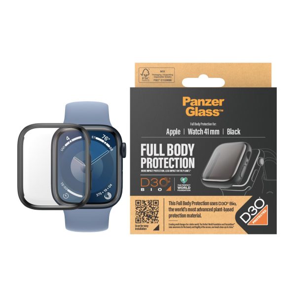 PanzerGlass Full Body Watch 9 41 mm Schwarz
