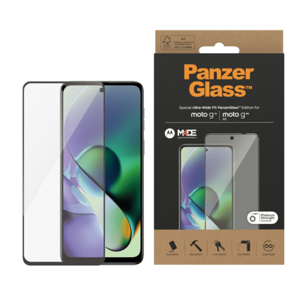 PanzerGlass Schutzglas für Motorola G14/G54 5G