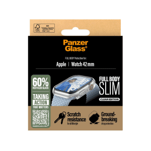 PanzerGlass Screen Protector Snappie Full Body Slim Transparent Apple Watch 10 46mm