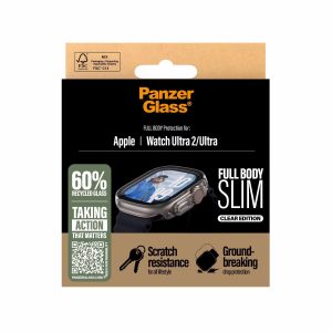 PanzerGlass Screen Protector Snappie Full Body Slim Transparent Apple Watch Ultra 2