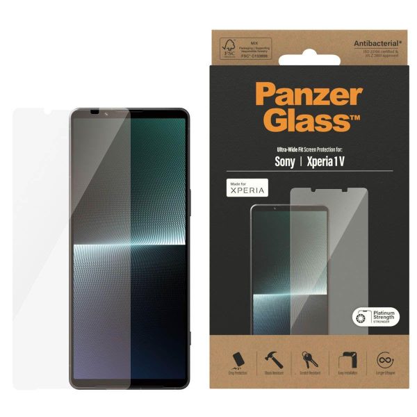 PanzerGlass ScreenPro Schutzglas für Sony Xperia 1 V