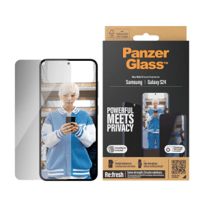 PanzerGlass ScreenPro Schutzglas mit Sichtschutz für Samsung Galaxy S24