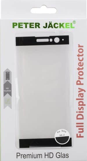 Peter Jäckel FULL DISPLAY HD Glass SUPERB PLUS für Sony Xperia XA2 schwarz Schutzglas