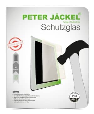 Peter Jäckel HD Glass Protector für Apple iPad Air / Air 2 / iPad Pro 9.7" / iPad 9.7 (2017) / iPad 9.7" (2018) Schutzglas