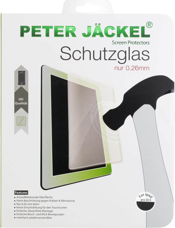 Peter Jäckel HD Glass Protector für Apple iPad Pro 10.5" Schutzfolie