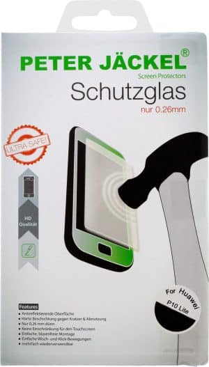 Peter Jäckel HD Glass Protector für Huawei P10 Lite Schutzglas