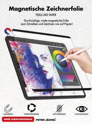 Peter Jäckel Magnet Paperlike Folie für Apple iPad Pro 11 Zoll Tablet-Schutzfolie