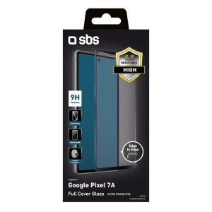 SBS Glas-Displayschutz Full Cover für Google Pixel 7A