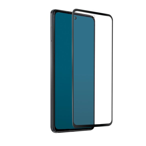 SBS Glas-Displayschutz Full Cover für Motorola Moto G82 5G/G52 5G