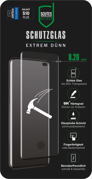 Scutes Deluxe Fullscreen Schutzglas (Samsung Galaxy S10+)