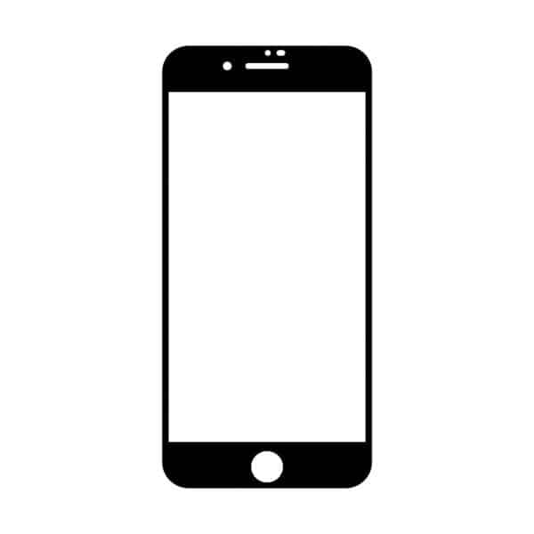 Teccus Fullscreen Displayschutzglas für Apple iPhone SE 2020