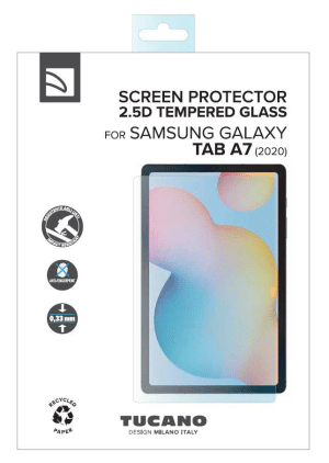 Tucano Displayschutzglas für Samsung Galaxy TAB A7 10.4 Zoll (2020) (61604) Schutzglas