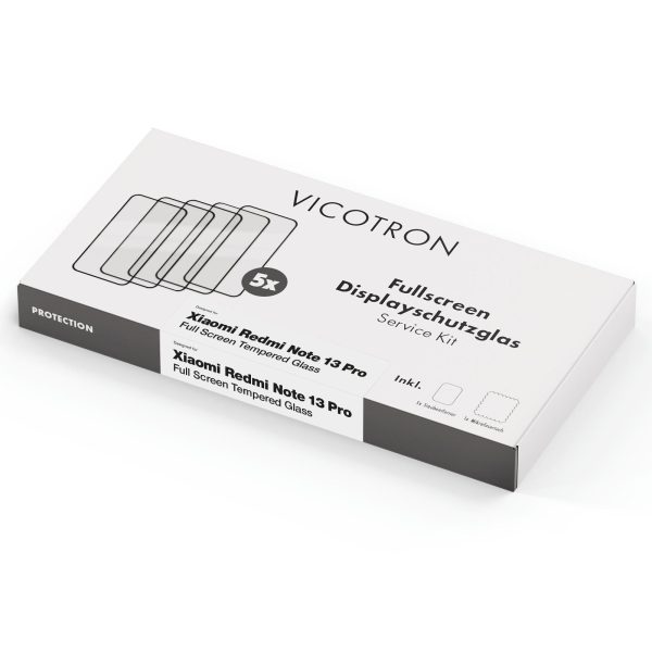 Vivanco 2.5D Tempered Glas fuer Xiaomi REDMI Note 13 PRO (64301)