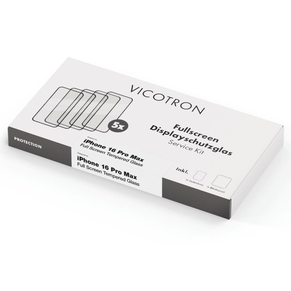 Vivanco 2.5D Tempered Glas für iPhone 16 Pro Max